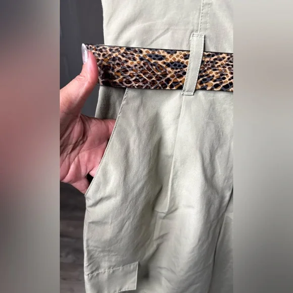 Zara Olive Green Zara Long Cargo Jumpsuit - Picture 6 of 12